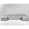 American Leather Rogue 5-Seat Sectional Sofa w/ Sleeper