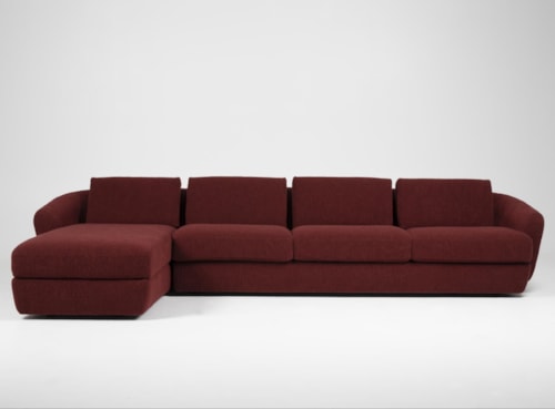 Contemporary 4-Seat Sofa with Chaise