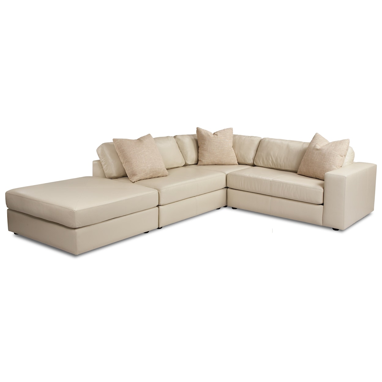 American Leather Steve 4-Piece Sectional