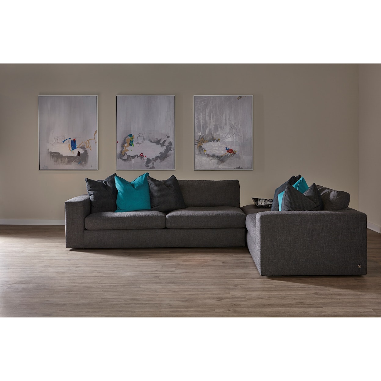 American Leather Steve 3-Piece Sectional