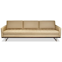 Mid-Century Modern Sofa with Bench Cushion