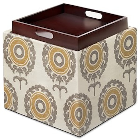 Square Storage Ottoman