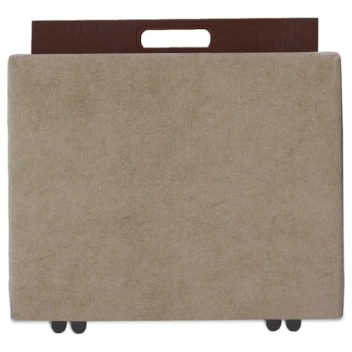 Square Storage Ottoman with Tray