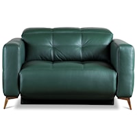 Contemporary Power Wall Recliner with Power Headrest