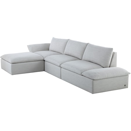 4-Piece Studio Sectional