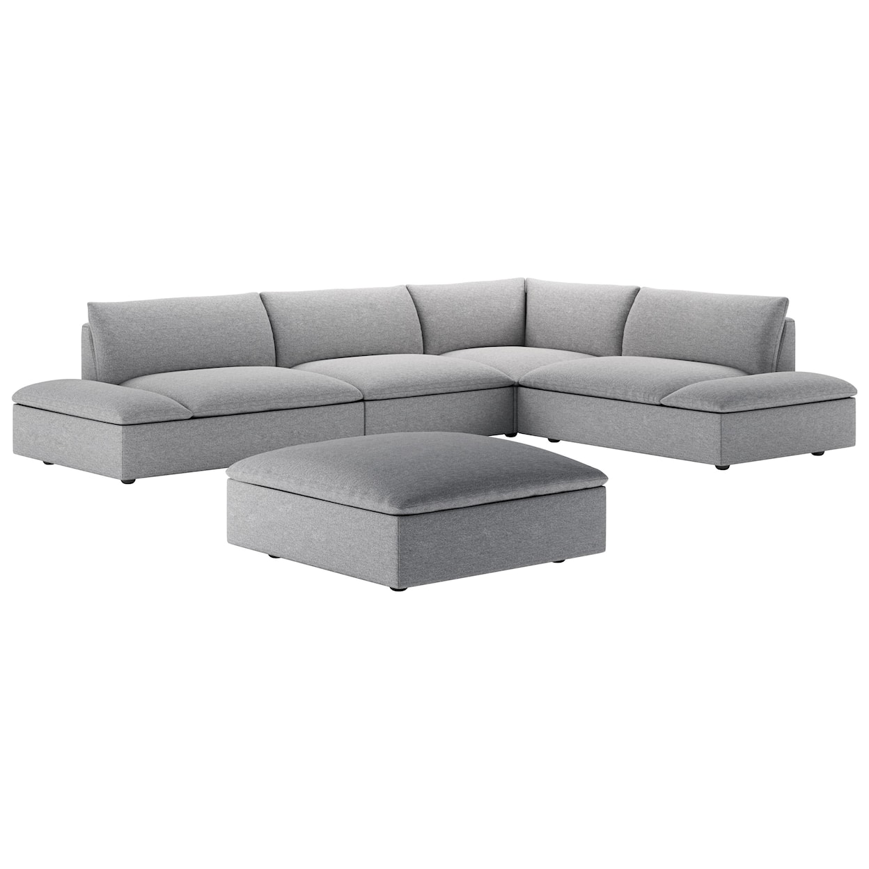 American Leather Versa 4-Piece Grand Sectional