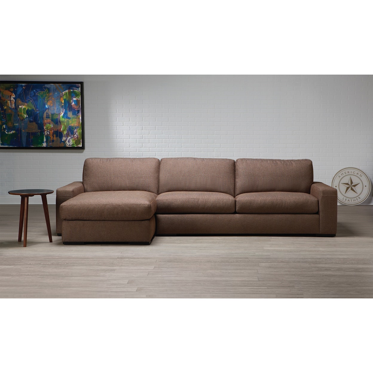 American Leather Westchester 2-Piece Sectional with Right-Sitting Chaise