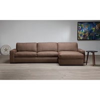 Contemporary 2-Piece Sectional with Left-Sitting Chaise