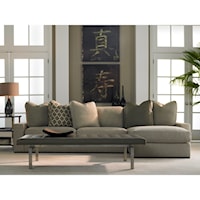 Contemporary 2-Piece Sectional with Left-Sitting Chaise