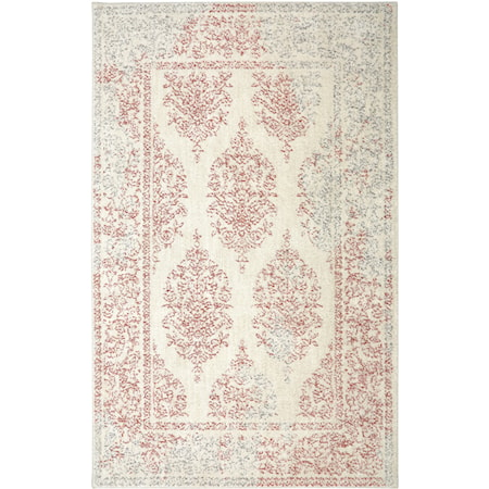 5'x8' Paxton Coral Area Rug