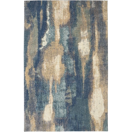 5'x8' Wendall Blue Area Rug