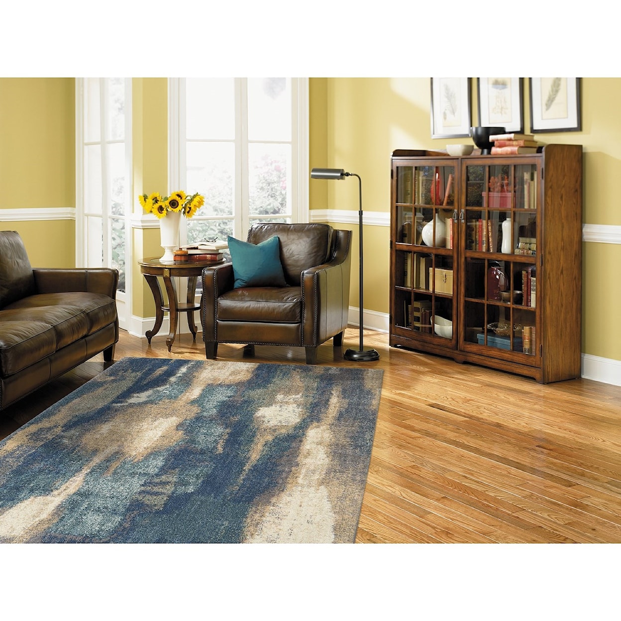 American Rug Craftsmen Berkshire 5'x8' Wendall Blue Area Rug