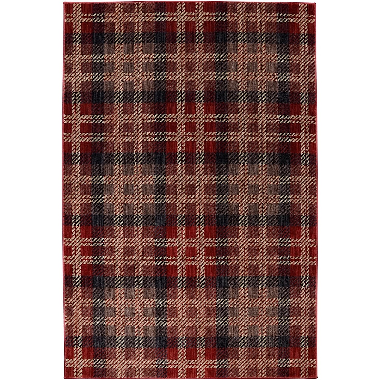 American Rug Craftsmen Dryden 8'x11' Billings Crimson Area Rug