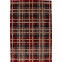 8'x11' Billings Crimson Area Rug