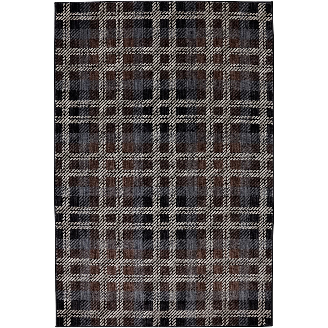 American Rug Craftsmen Dryden 3' 6"x5' 6" Billings Black Area Rug