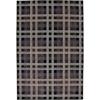 3' 6"x5' 6" Billings Black Area Rug