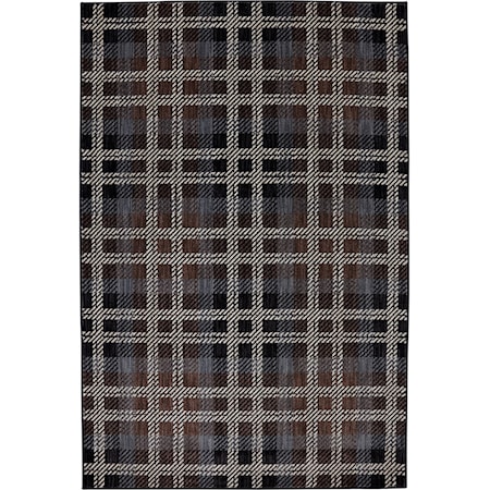 9' 6"x12' 11" Billings Black Area Rug