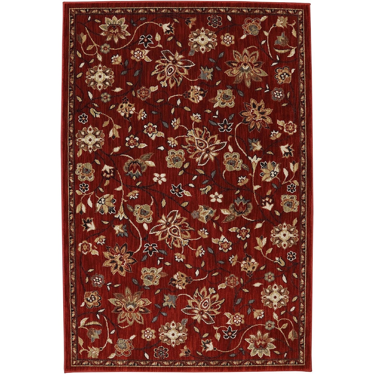 American Rug Craftsmen Dryden 8'x11' Emerson Crimson Area Rug