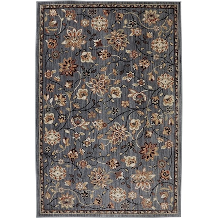 9' 6"x12' 11" Emerson Abyss Blue Area Rug