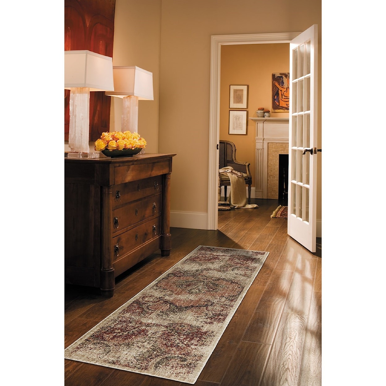 American Rug Craftsmen Dryden 5' 3"x7' 10" Dermot Latte Area Rug