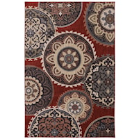 3' 6"x5' 6" Summit View Ashen Area Rug