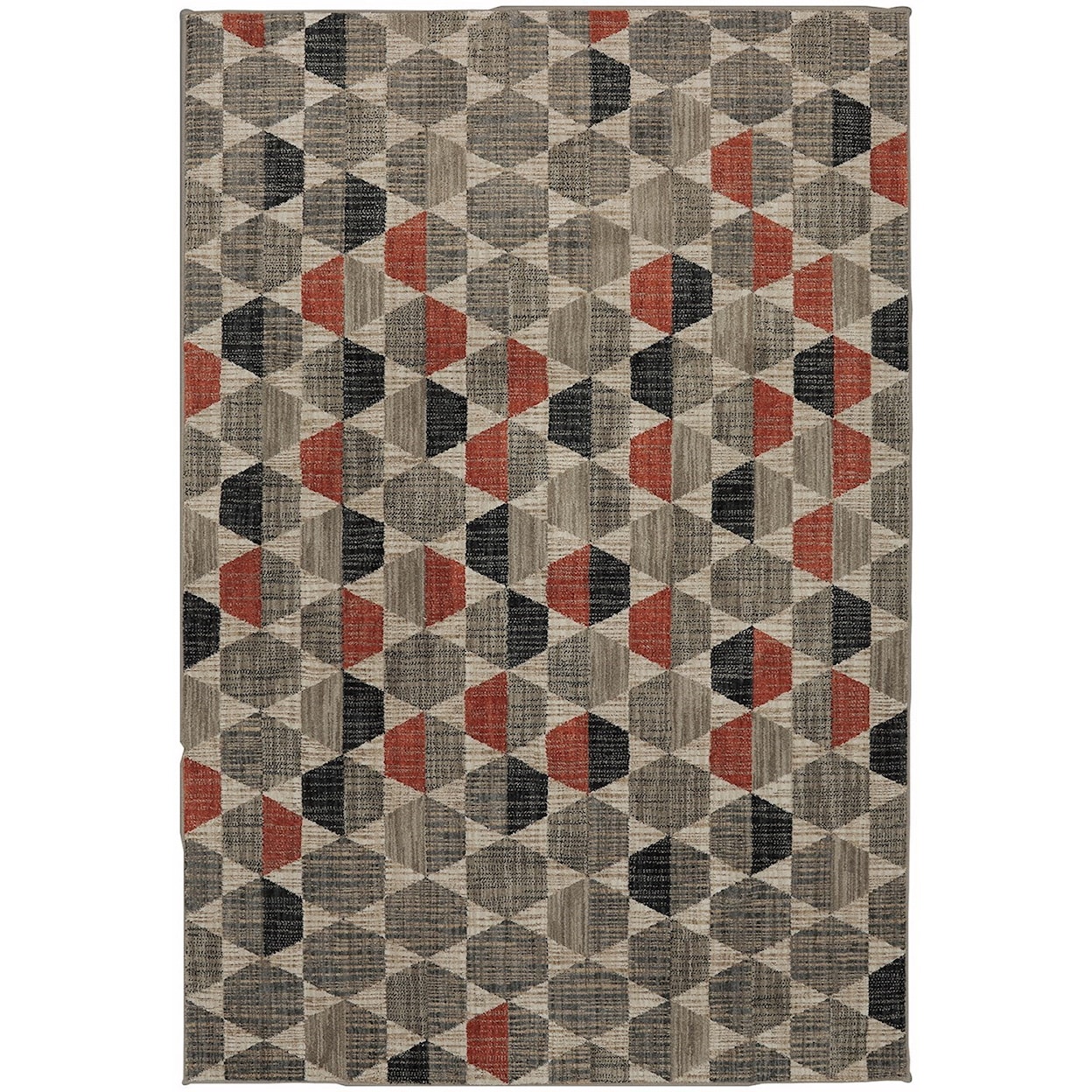 American Rug Craftsmen Metropolitan 5' 3"x7' 10" Brock Ginger Area Rug