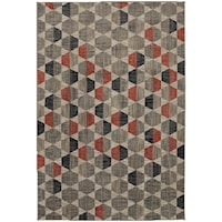 5' 3"x7' 10" Brock Ginger Area Rug