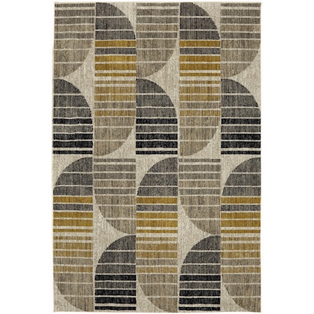 9' 6"x12' 11" Crescent Oyster Area Rug