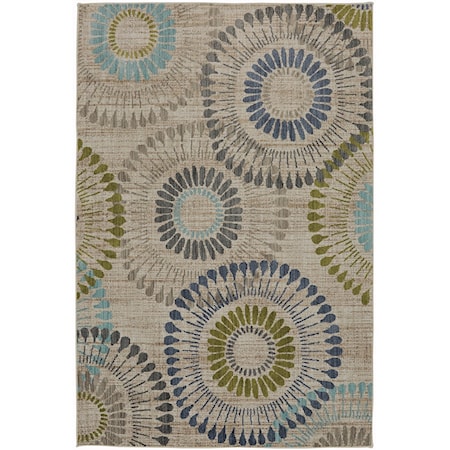 9' 6"x12' 11" Weston Lagoon Area Rug