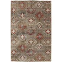 9' 6"x12' 11" Ion Ginger Area Rug