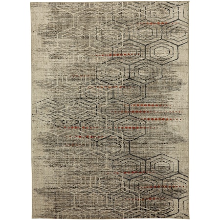 5' 3"x7' 10" Jemma Onyx Area Rug