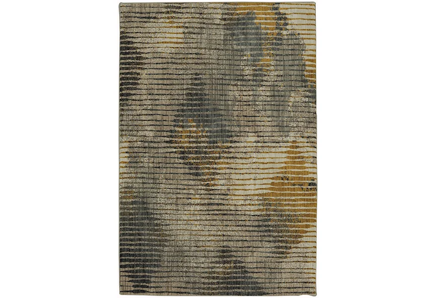 Muse 8'x11' Wireframe Mustard Area Rug by American Rug Craftsmen at Alison Craig Home Furnishings