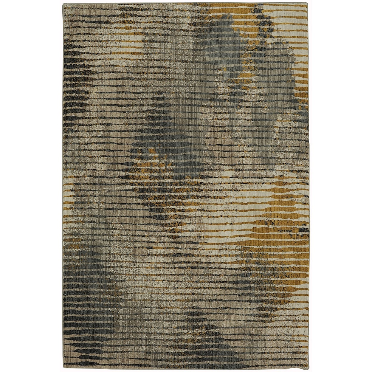 American Rug Craftsmen Muse 8'x11' Wireframe Mustard Area Rug