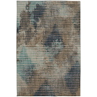 9' 6"x12' 11" Wireframe Lagoon Area Rug