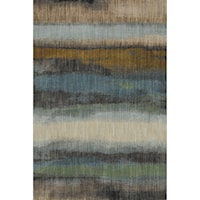 5' 3"x7' 10" Odin Gun Metal Area Rug