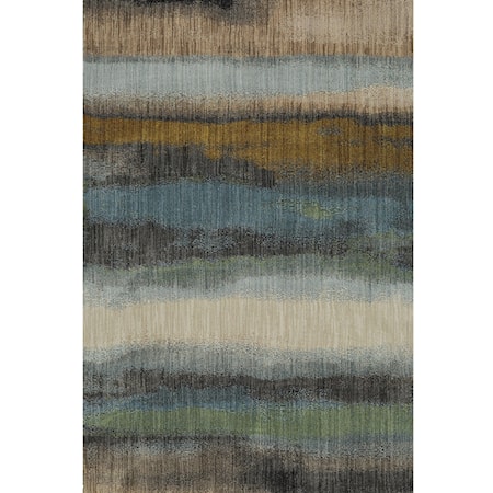 9' 6"x12' 11" Odin Gun Metal Area Rug