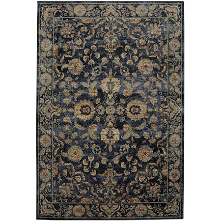 5' 3"x7' 10" Bickford Blue Slate Area Rug