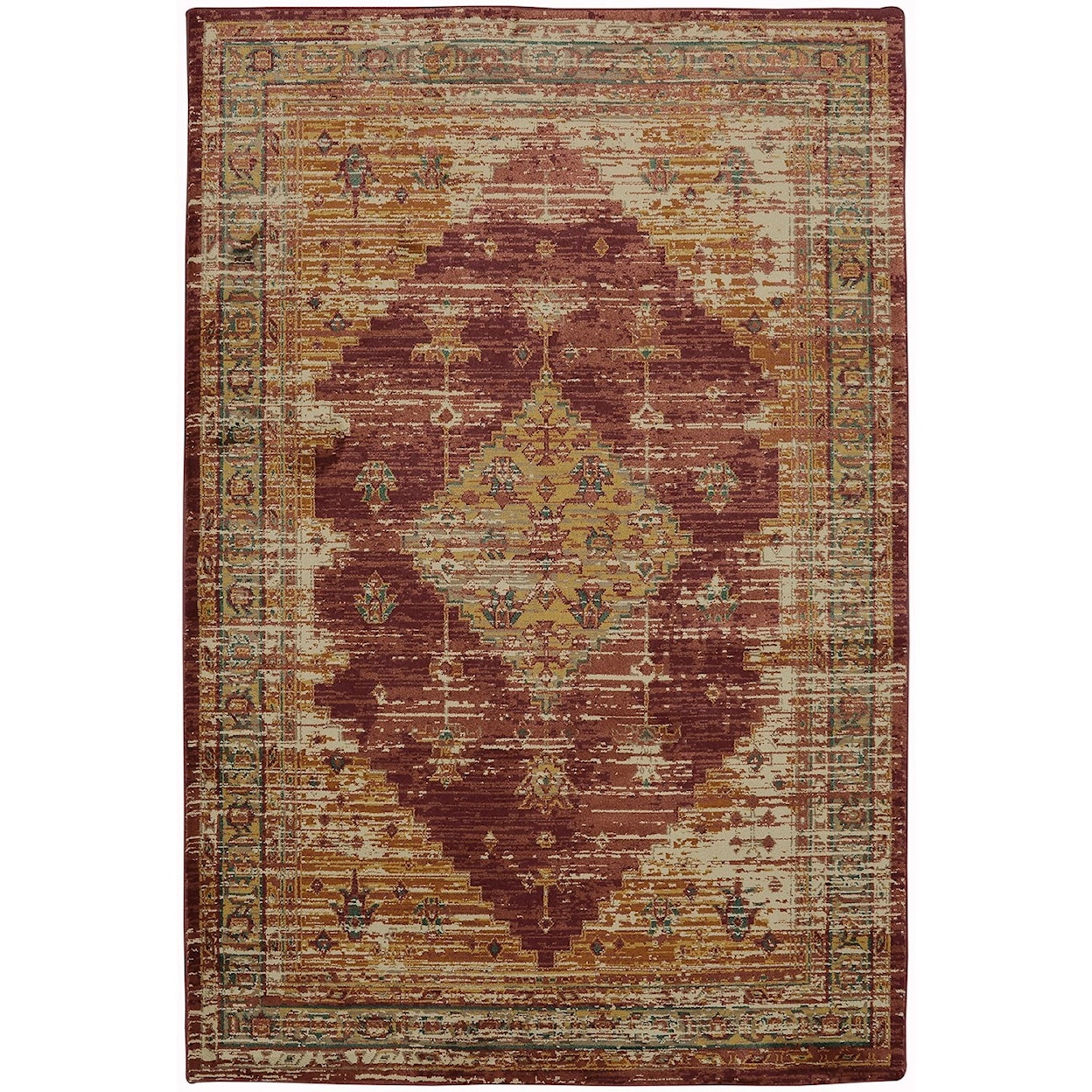 American Rug Craftsmen Providence 5' 3"x7' 10" Parlin Berry Area Rug