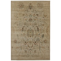 5' 3"x7' 10" Sentiment Butter Pecan Area Rug