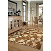 American Rug Craftsmen Serenity 2' 1"x7' 10" Sol Star Bison Area Rug