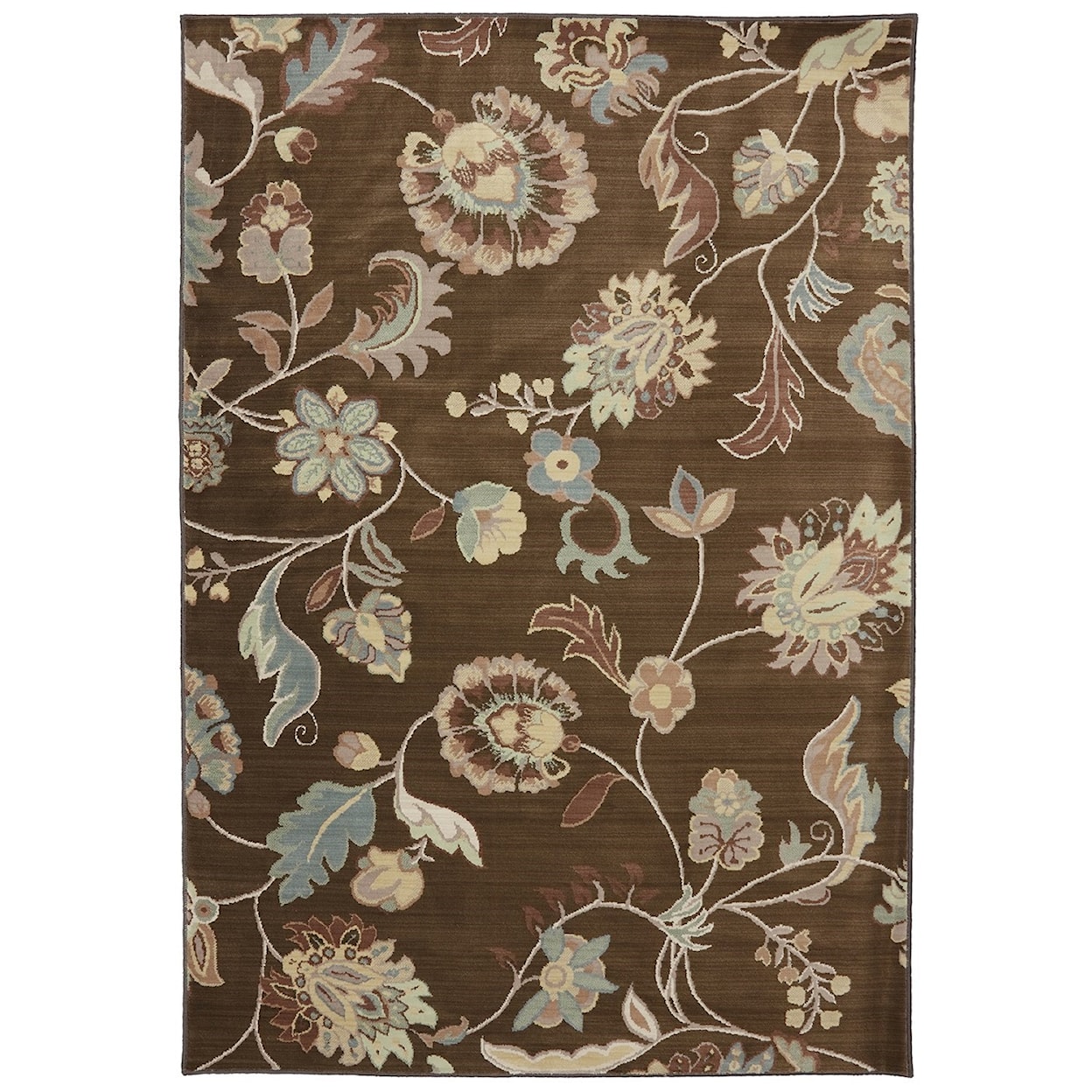 American Rug Craftsmen Serenity 5' 3"x7' 10" Sol Star Bison Area Rug