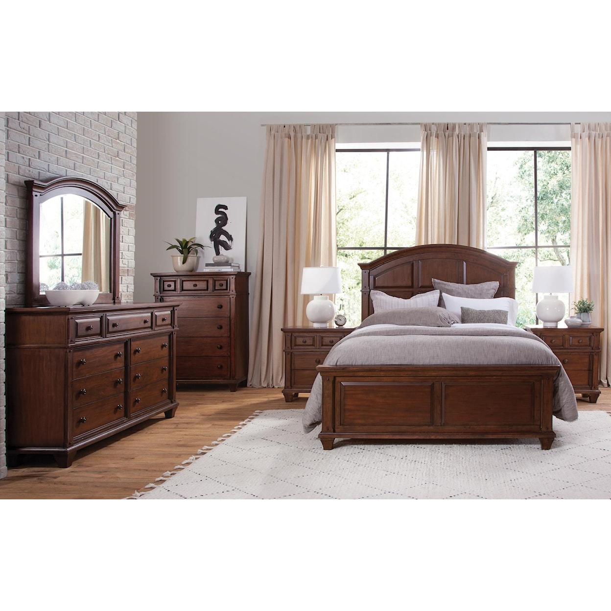 American Woodcrafters 2400 King Sedona Bed