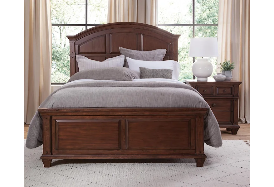 2400 King Sedona Bed by American Woodcrafters at Howell Furniture