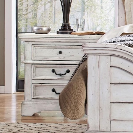 Nightstand | Stonebrook, Antique White, NS