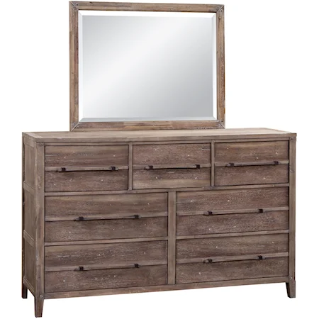 Dresser and Mirror