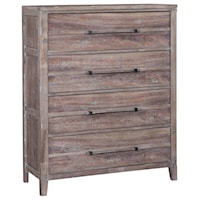 Contemporary 4 drawer chest