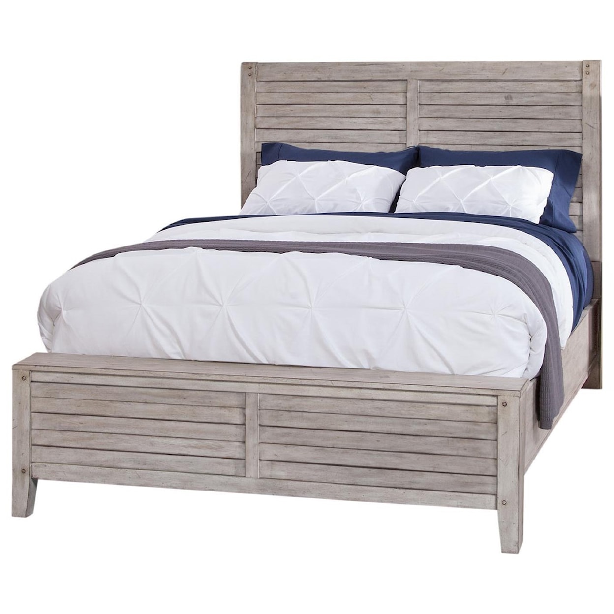 American Woodcrafters Aurora King Panel Bed