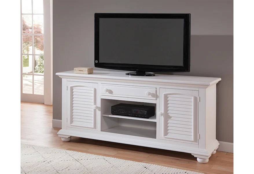 Cottage Traditions 72 Inch Entertainment Center by American Woodcrafters at Johnny Janosik