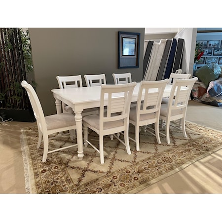 Rectangle Table and Side Chairs
