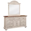 American Woodcrafters Cottage Traditions Dresser Mirror